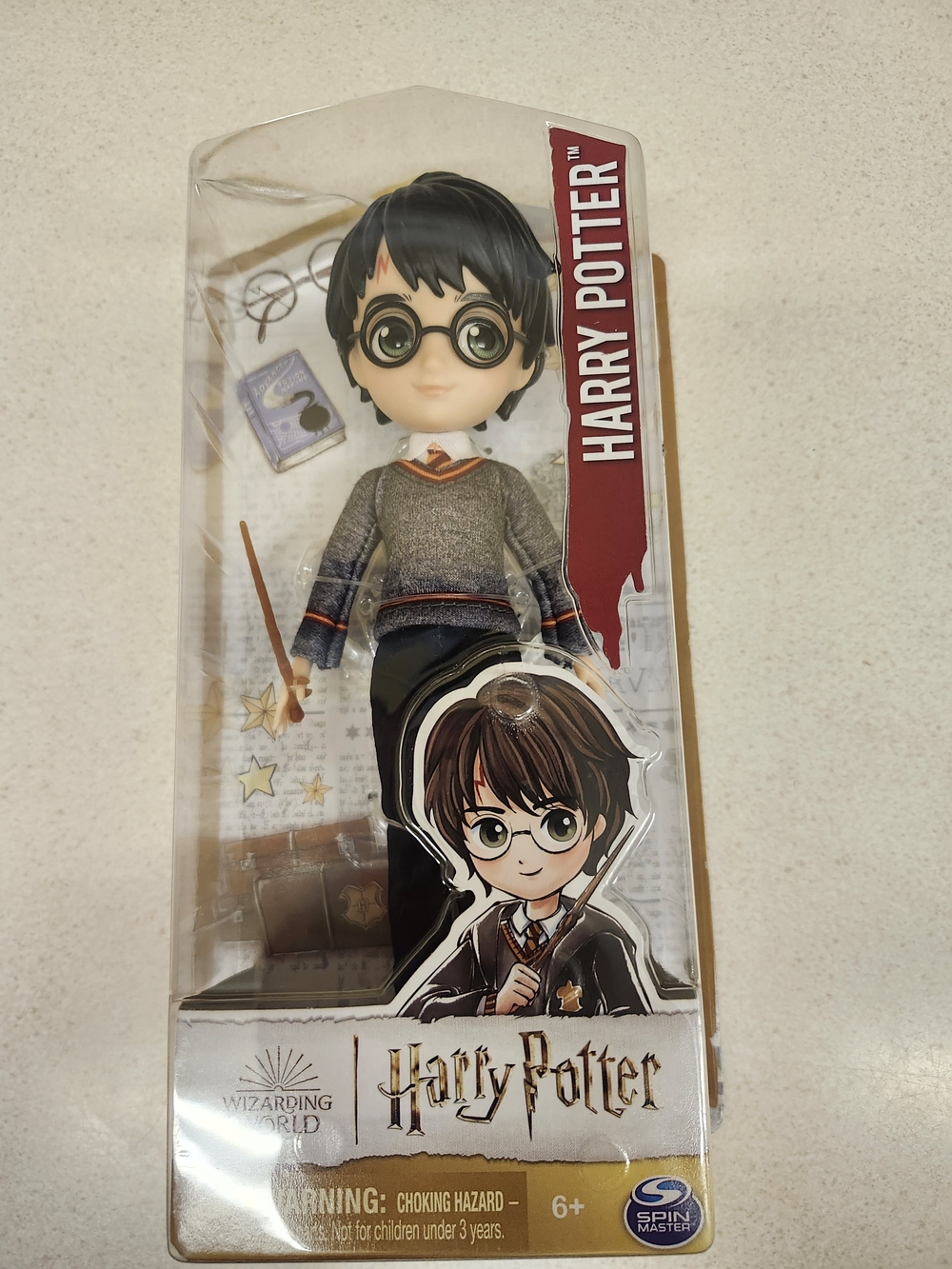 Spin Master Harry Potter Wizarding World Figure Black & Gray NWT